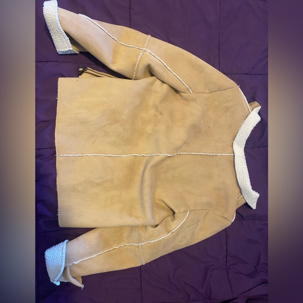 Faux leather jacket